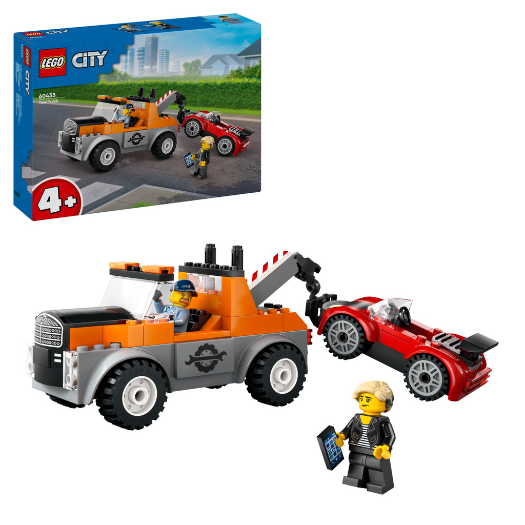 LEGO® City Tow Truck and Sports Car Repair - Bộ Lắp Ráp Xe Cứu Hộ và Xe Thể Thao - LEGO 60435 LEGO - ảnh 2 - Lego City