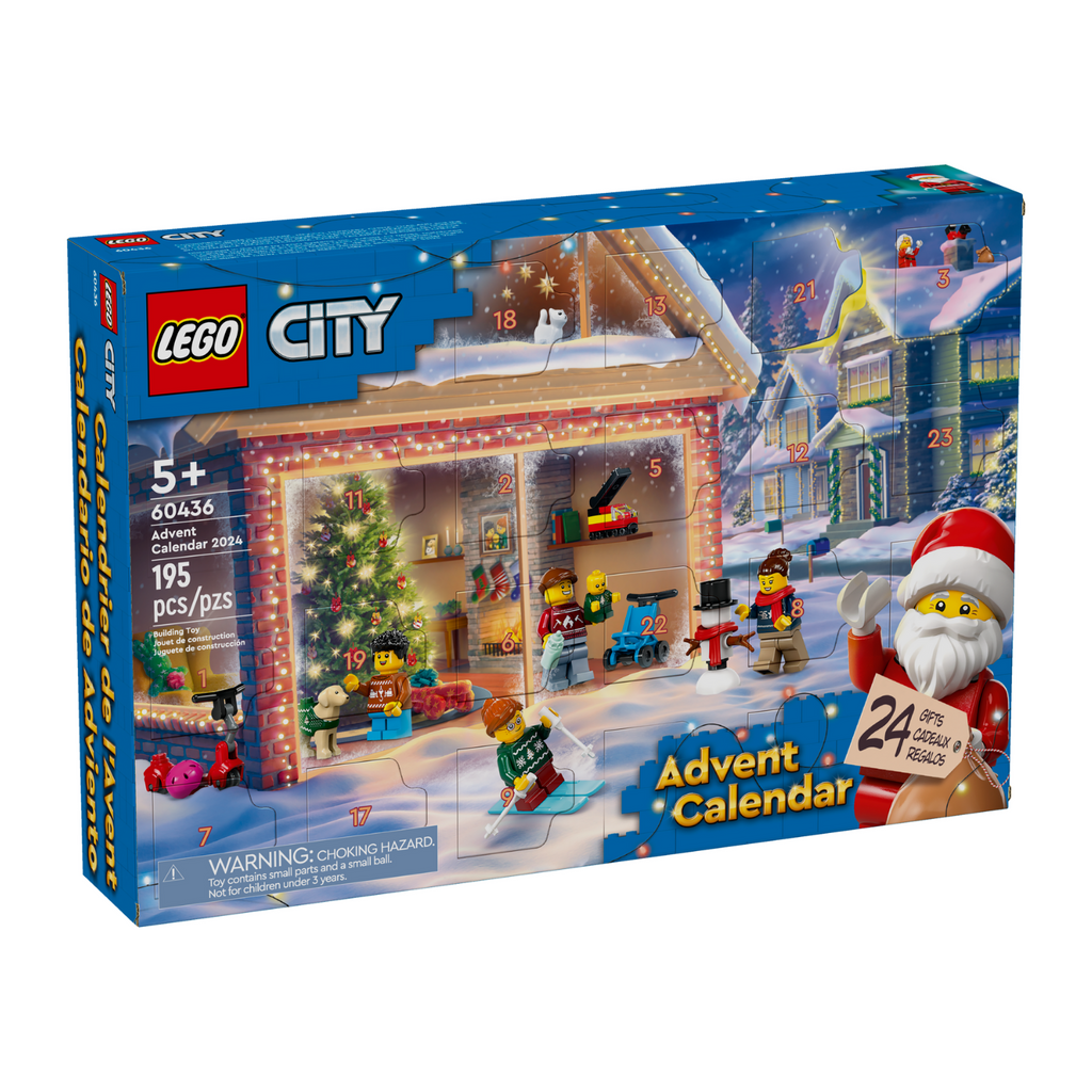 LEGO® City Advent Calendar 2024 - Lịch Mùa Vọng Đồ Chơi Xây Dựng Lego 60436 - Hình ảnh sản phẩm