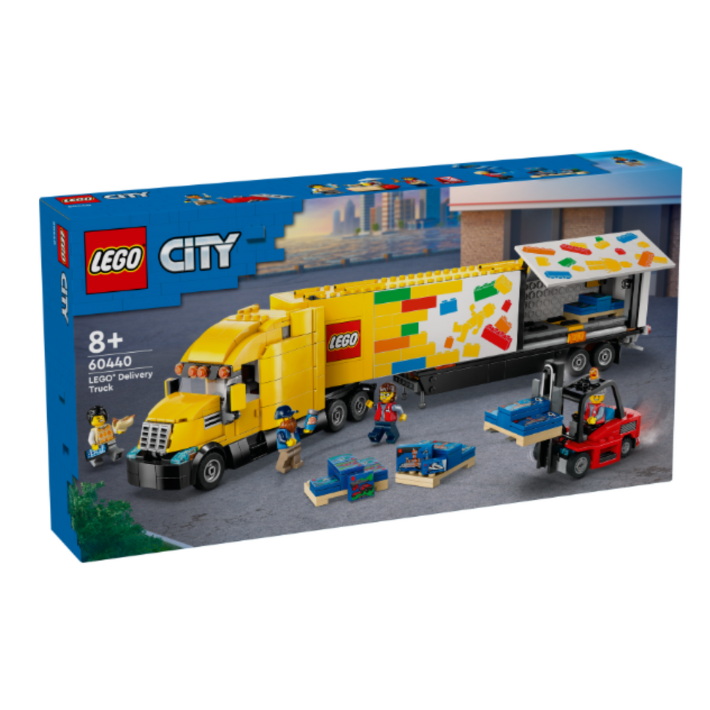 LEGO® City Yellow Delivery Truck - Bộ Lắp Ráp Xe Tải Giao Hàng Màu Vàng - LEGO City 60440 - Hình ảnh sản phẩm