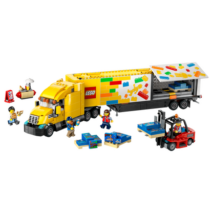 LEGO® City Yellow Delivery Truck - Bộ Lắp Ráp Xe Tải Giao Hàng Màu Vàng - LEGO City 60440 - Hình ảnh chi tiết 2