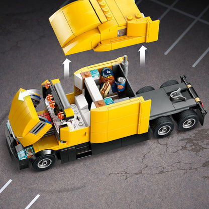 LEGO® City Yellow Delivery Truck - Bộ Lắp Ráp Xe Tải Giao Hàng Màu Vàng - LEGO City 60440 - Hình ảnh bổ sung 6