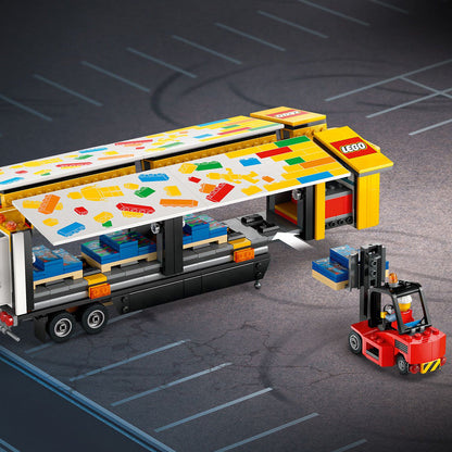 LEGO® City Yellow Delivery Truck - Bộ Lắp Ráp Xe Tải Giao Hàng Màu Vàng - LEGO City 60440 - Hình ảnh bổ sung 7
