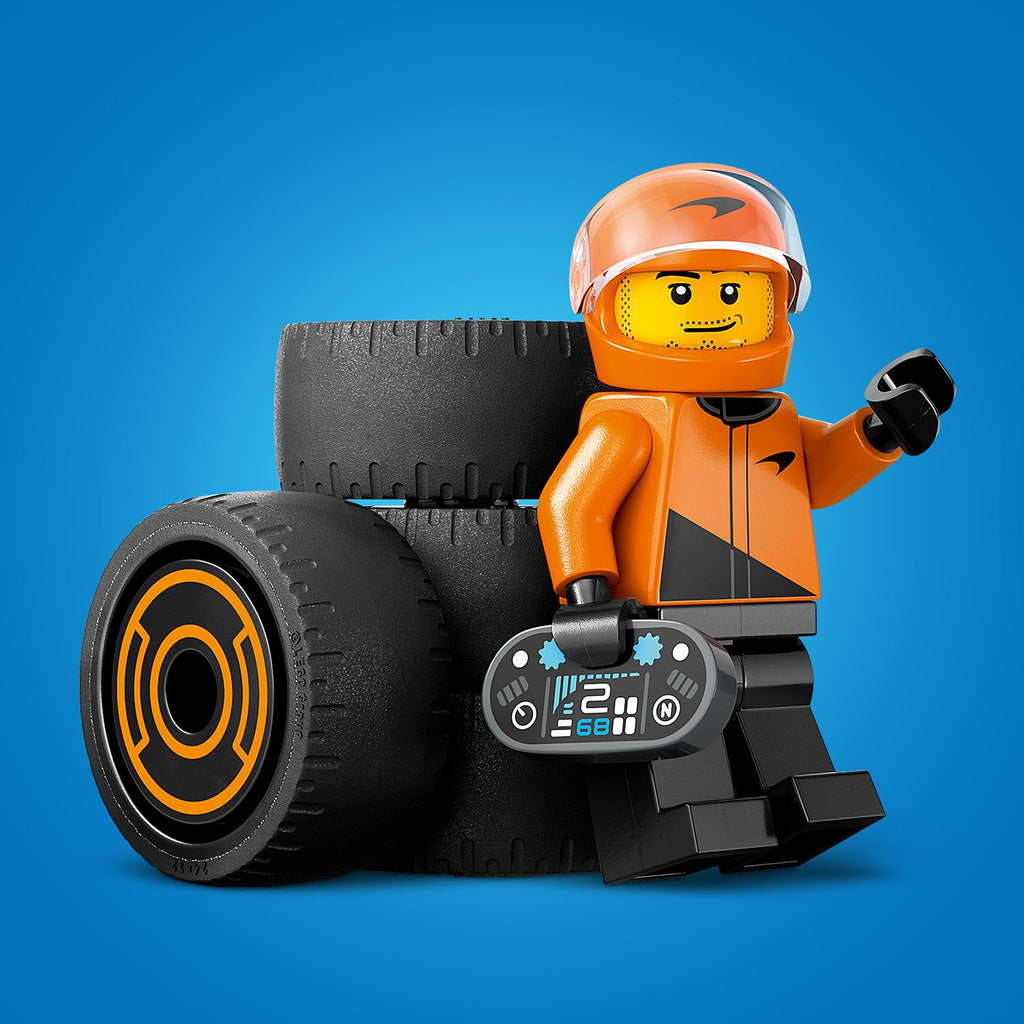LEGO® City F1® Driver with McLaren Race Car - Đồ Chơi Lắp Ráp Xe Đua F1 McLaren 60442 - Hình ảnh bổ sung 7