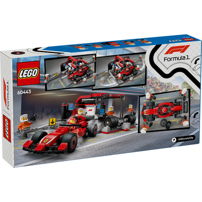 LEGO® City F1® Pit Stop & Pit Crew with Ferrari Car - Đồ Chơi Lắp Ráp Trạm Dừng Xe Đua Ferrari - LEGO 60443 LEGO - ảnh 3 - Đồ