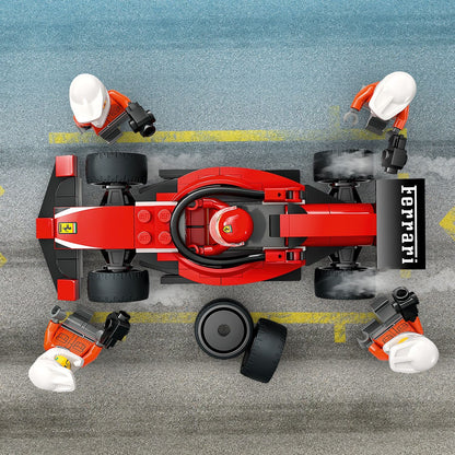 LEGO® City F1® Pit Stop & Pit Crew with Ferrari Car - Đồ Chơi Lắp Ráp Trạm Dừng Xe Đua Ferrari - LEGO 60443 LEGO - ảnh 1 - Đồ