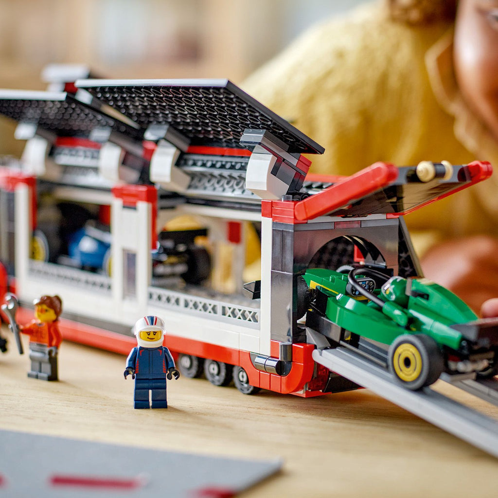 LEGO® City F1® Truck with RB20 & AMR24 F1® Cars - Mô Hình Xe Tải Vận Chuyển Đội Đua F1 - LEGO 60445 LEGO - ảnh 1 - Building S