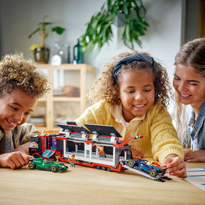 LEGO® City F1® Truck with RB20 & AMR24 F1® Cars - Mô Hình Xe Tải Vận Chuyển Đội Đua F1 - LEGO 60445 - Hình ảnh bổ sung 4