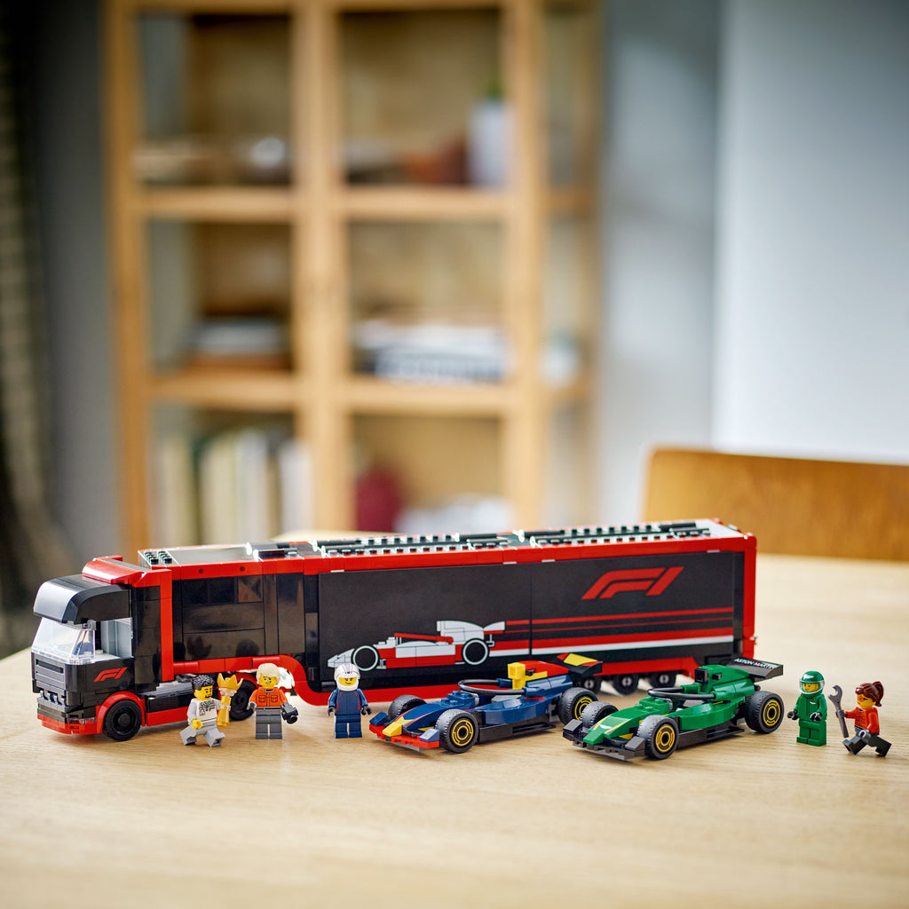 LEGO® City F1® Truck with RB20 & AMR24 F1® Cars - Mô Hình Xe Tải Vận Chuyển Đội Đua F1 - LEGO 60445 - Hình ảnh bổ sung 5