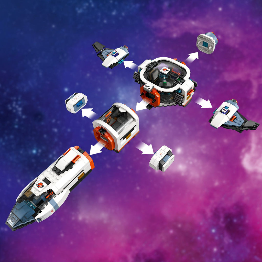 LEGO® City Modular Galactic Spaceship - Tàu Vũ Trụ Thiên Hà Mô-đun - LEGO 60446 - Hình ảnh bổ sung 6
