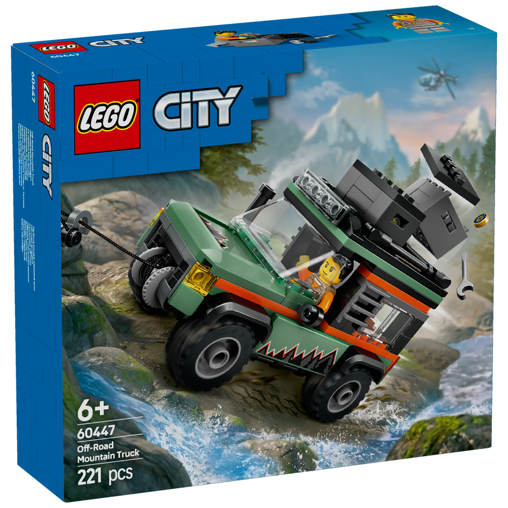 LEGO® City Off-Road 4x4 Mountain Truck - Xe Tải Leo Núi 4x4 Địa Hình - LEGO 60447 - Hình ảnh sản phẩm