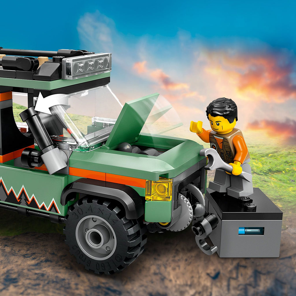LEGO® City Off-Road 4x4 Mountain Truck - Xe Tải Leo Núi 4x4 Địa Hình - LEGO 60447 - Hình ảnh bổ sung 6