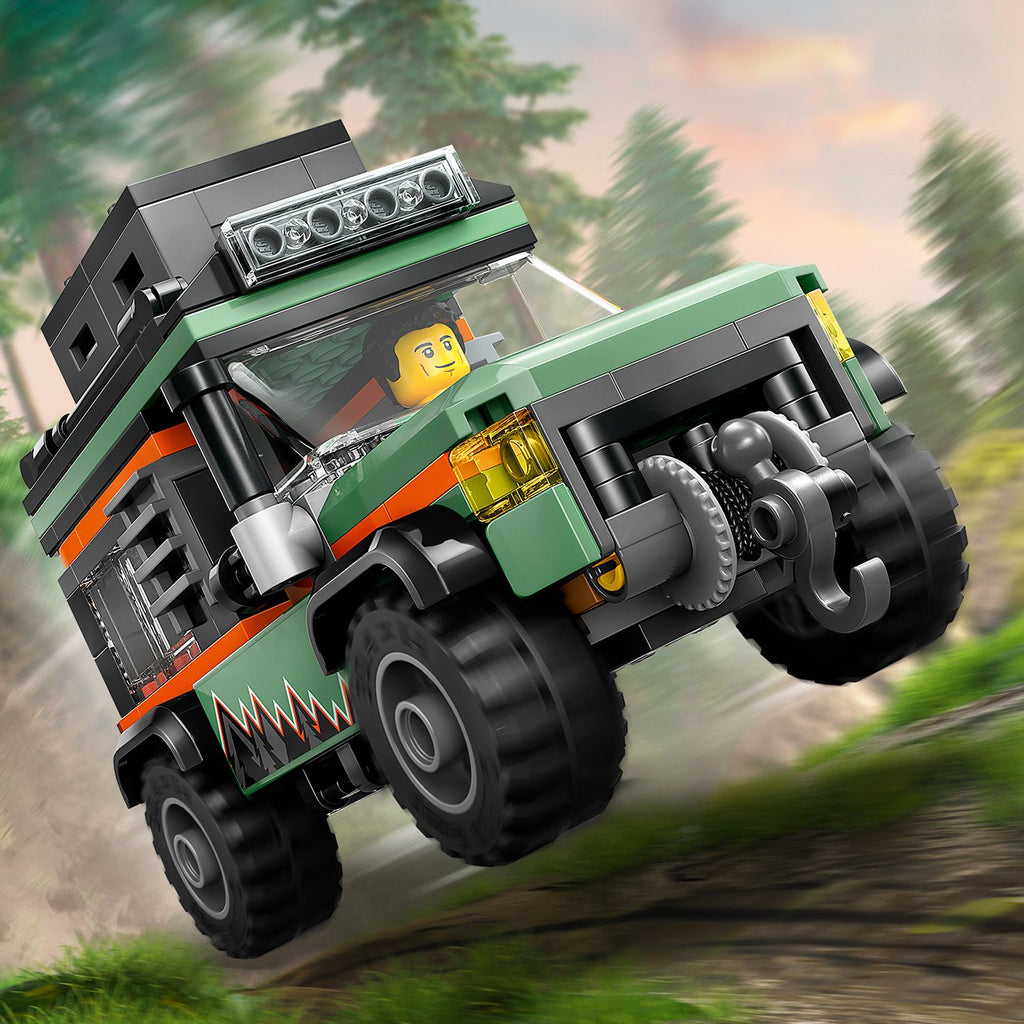 LEGO® City Off-Road 4x4 Mountain Truck - Xe Tải Leo Núi 4x4 Địa Hình - LEGO 60447 LEGO - ảnh 2 - Lego