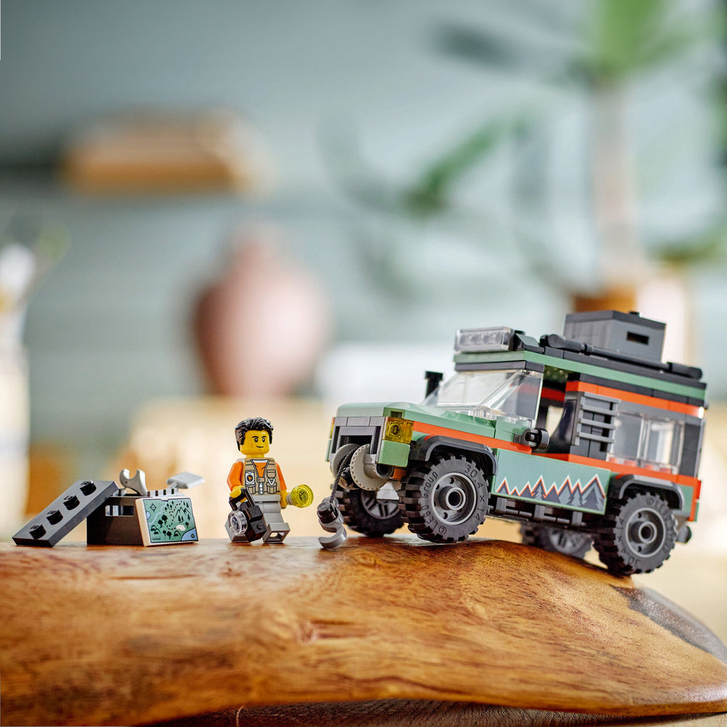 LEGO® City Off-Road 4x4 Mountain Truck - Xe Tải Leo Núi 4x4 Địa Hình - LEGO 60447 - Hình ảnh bổ sung 5