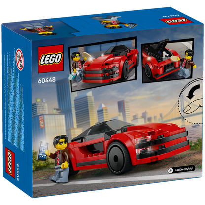 LEGO® City Red Sports Car - Đồ chơi lắp ráp xe thể thao đỏ - LEGO 60448 LEGO - ảnh 2 - LEGO City