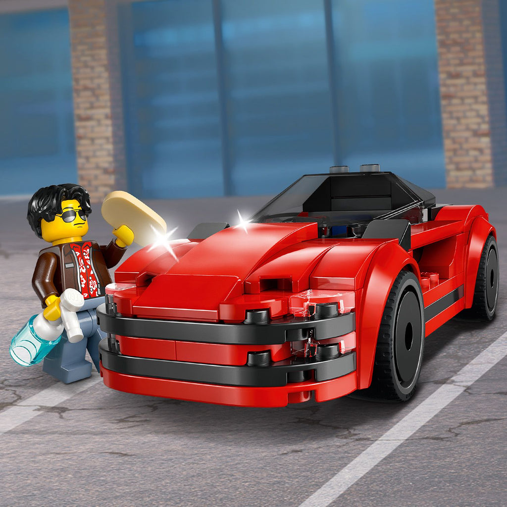 LEGO® City Red Sports Car - Đồ chơi lắp ráp xe thể thao đỏ - LEGO 60448 LEGO - ảnh 1 - LEGO City
