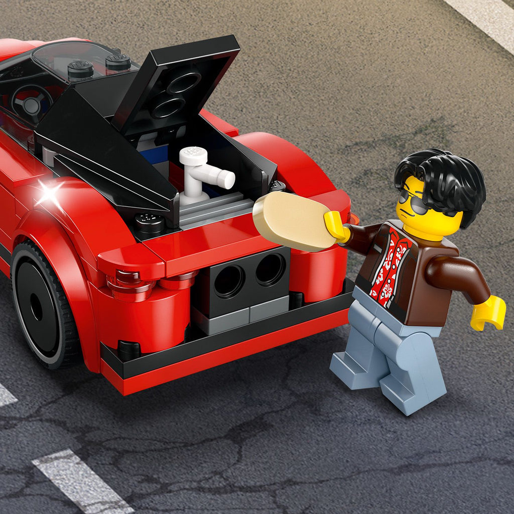 LEGO® City Red Sports Car - Đồ chơi lắp ráp xe thể thao đỏ - LEGO 60448 - Hình ảnh bổ sung 7