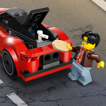 LEGO® City Red Sports Car - Đồ chơi lắp ráp xe thể thao đỏ - LEGO 60448 - Hình ảnh bổ sung 7