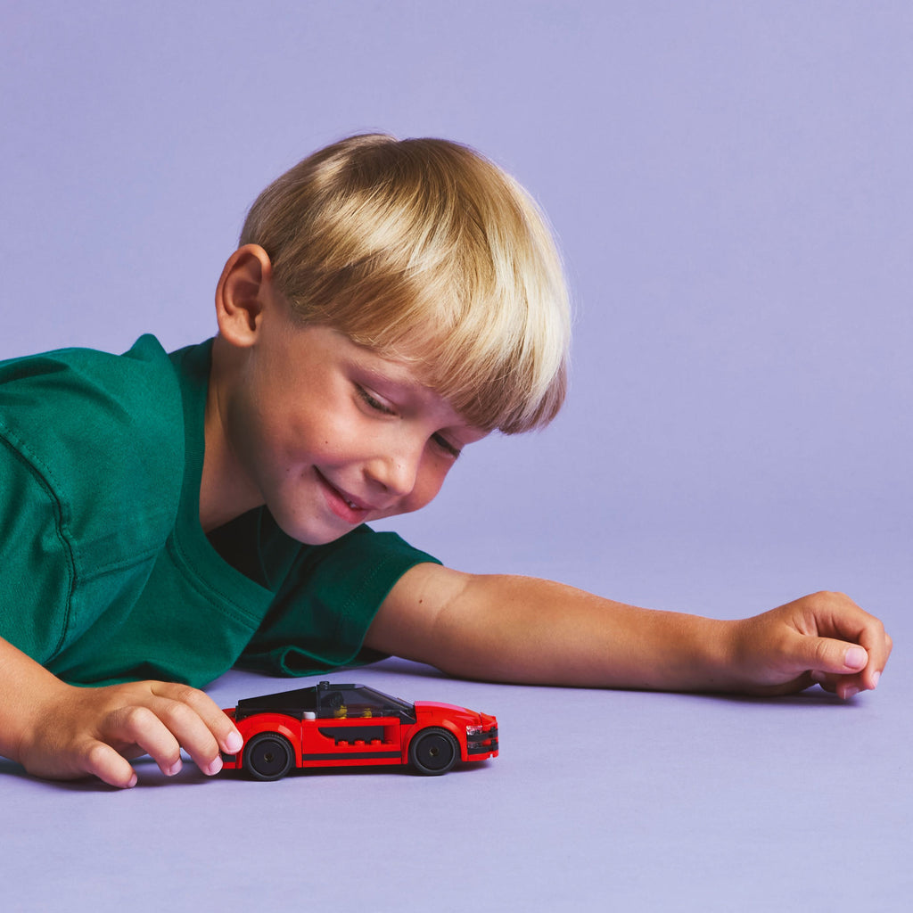 LEGO® City Red Sports Car - Đồ chơi lắp ráp xe thể thao đỏ - LEGO 60448 - Hình ảnh bổ sung 4