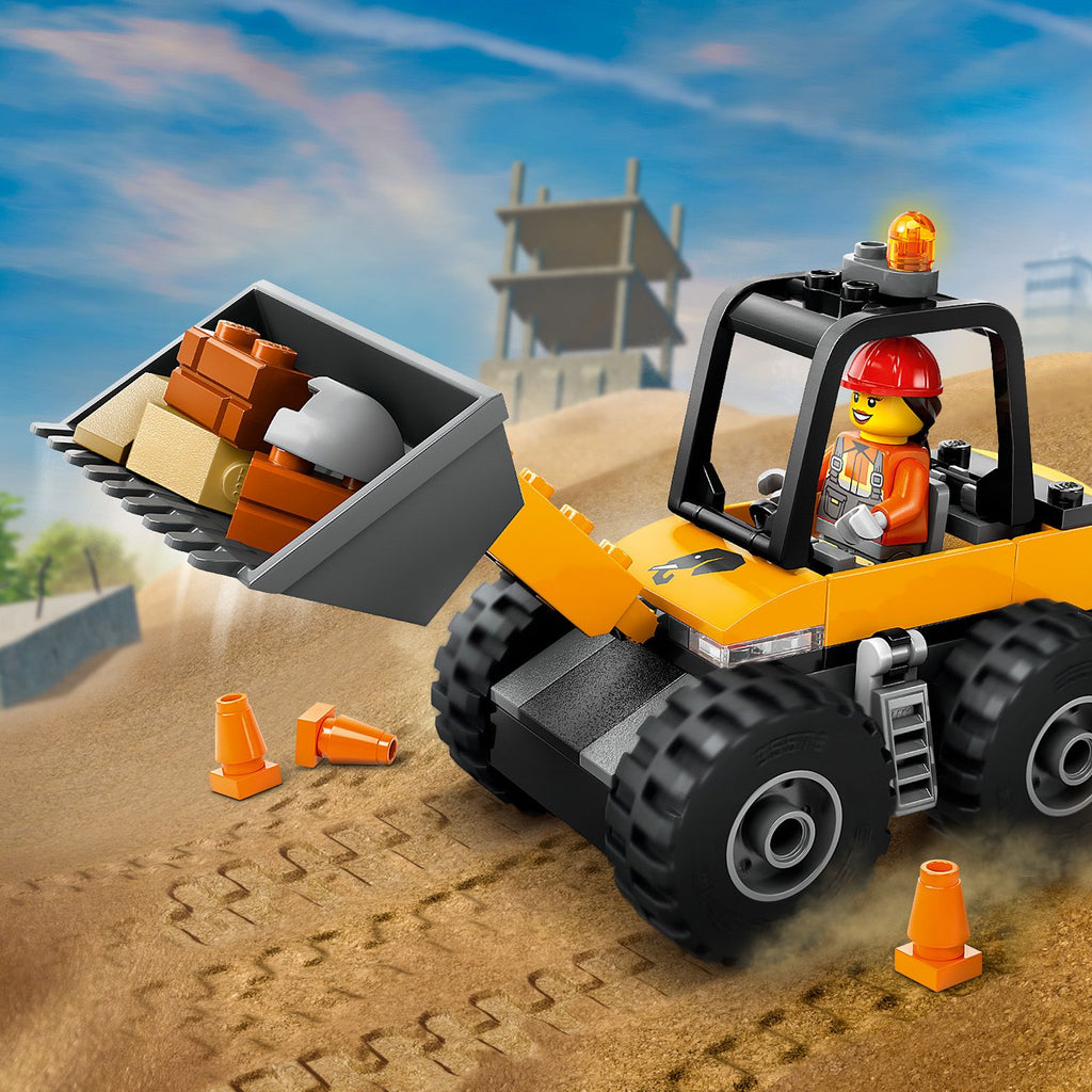LEGO® City Yellow Construction Wheel Loader - Xe Xúc Bánh Lốp Xây Dựng 60450 - Hình ảnh bổ sung 8