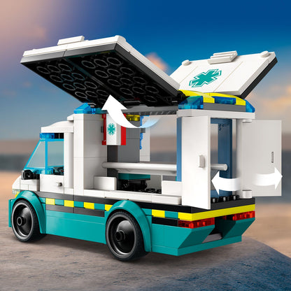 LEGO® City Emergency Ambulance - Xe Cấp Cứu Thành Phố - LEGO 60451 - Hình ảnh bổ sung 6