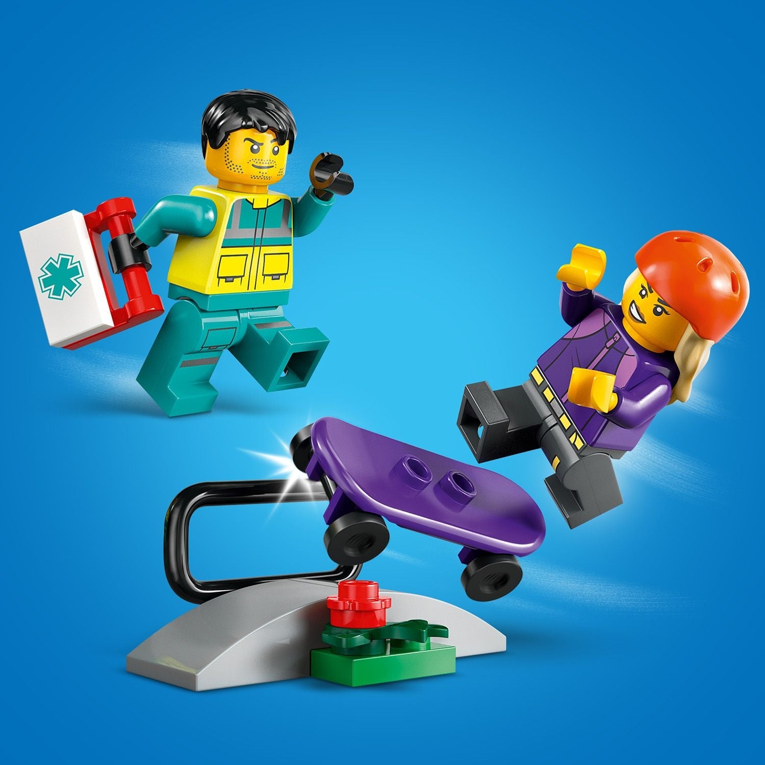 LEGO® City Emergency Ambulance - Xe Cấp Cứu Thành Phố - LEGO 60451 - Hình ảnh bổ sung 7