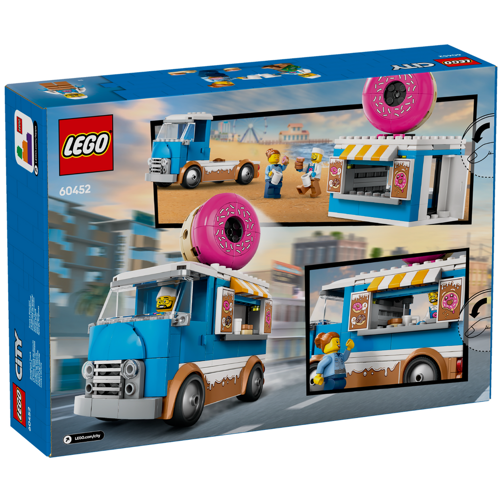 LEGO® City Doughnut Truck - Xe Bán Bánh Donut Đồ Chơi Lắp Ráp - LEGO 60452 LEGO - ảnh 4 - Lego City