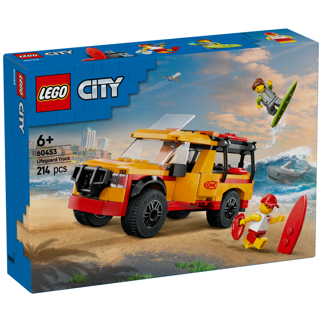 LEGO® City Lifeguard Beach Rescue Truck - Đồ Chơi Lắp Ráp Xe Cứu Hộ Bãi Biển - LEGO 60453 - Hình ảnh sản phẩm