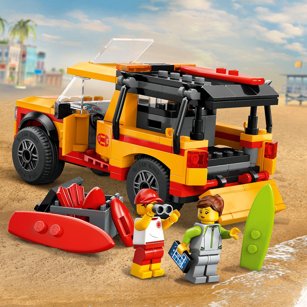 LEGO® City Lifeguard Beach Rescue Truck - Đồ Chơi Lắp Ráp Xe Cứu Hộ Bãi Biển - LEGO 60453 LEGO - ảnh 3 - Building Sets