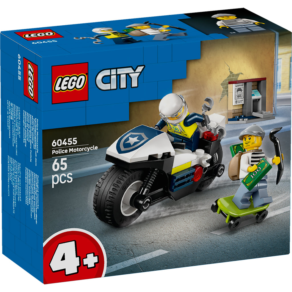 LEGO® City Police Motorcycle Chase - Đồ Chơi Lắp Ráp Xe Máy Cảnh Sát - LEGO 60455 - Hình ảnh sản phẩm
