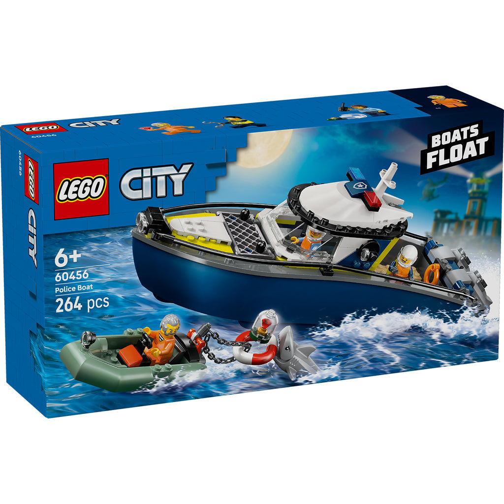 LEGO® City Police Boat Chase - Đồ Chơi Thuyền Cảnh Sát Lắp Ráp - LEGO 60456 - Hình ảnh sản phẩm