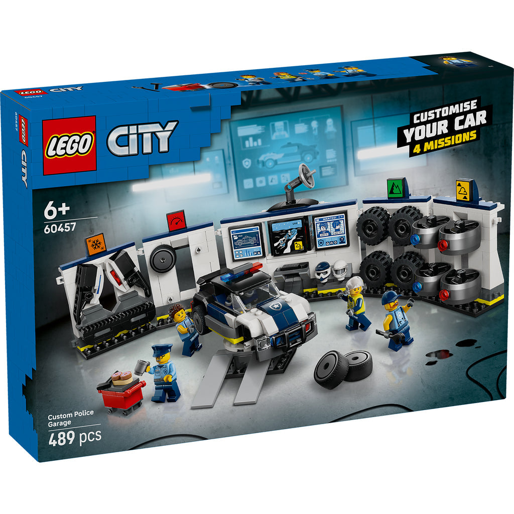 LEGO® City Custom Police Car Garage - Gara Xe Cảnh Sát Tùy Chỉnh - LEGO 60457 - Hình ảnh sản phẩm