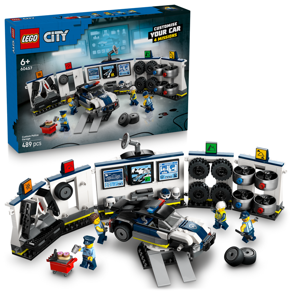 LEGO® City Custom Police Car Garage - Gara Xe Cảnh Sát Tùy Chỉnh - LEGO 60457 LEGO - ảnh 4 - Lego