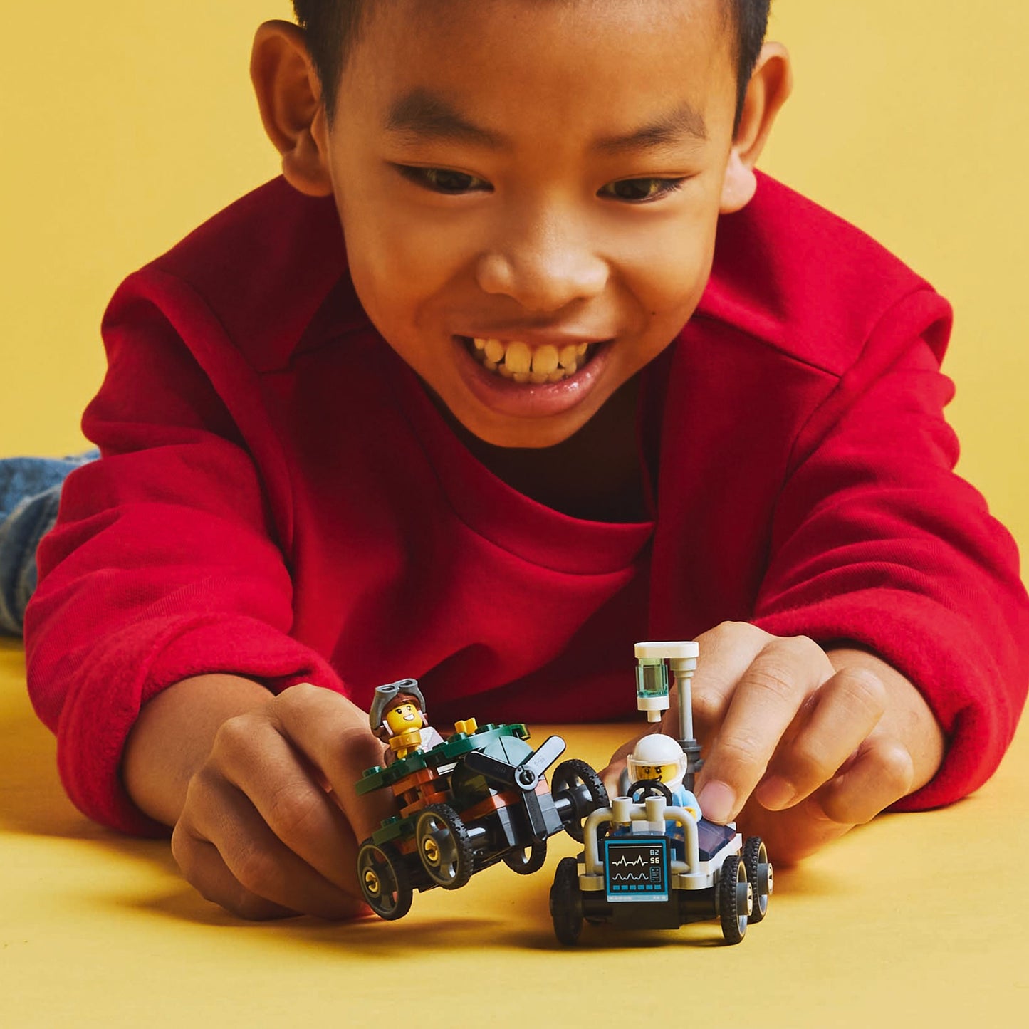 LEGO® City Airplane vs. Hospital Bed Race Car Pack - Bộ Lắp Ráp Xe Đua Độc Đáo - LEGO 60459 - Hình ảnh bổ sung 4