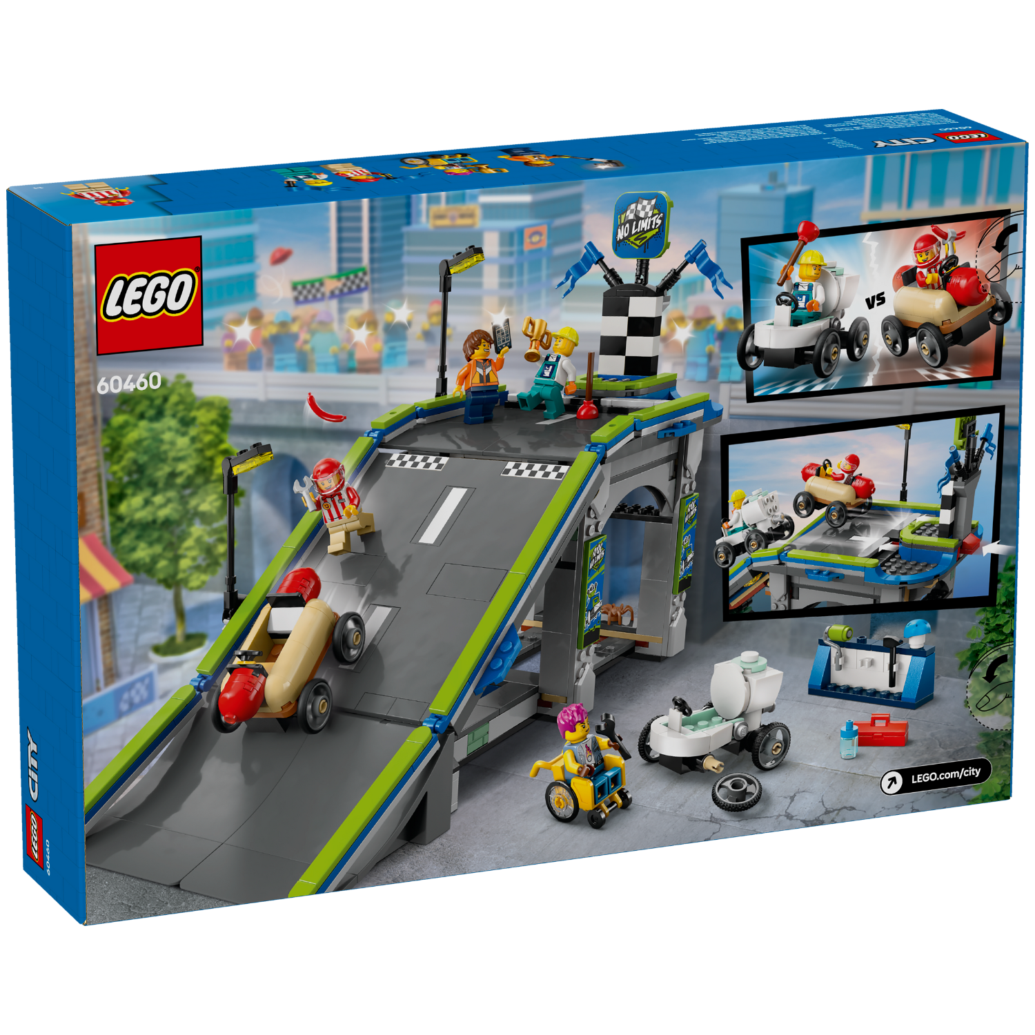 LEGO® City No Limits: Race Car Ramp Track - Đồ Chơi Lắp Ráp Đường Đua Xe - LEGO 60460 LEGO - ảnh 2 - LEGO Building Set