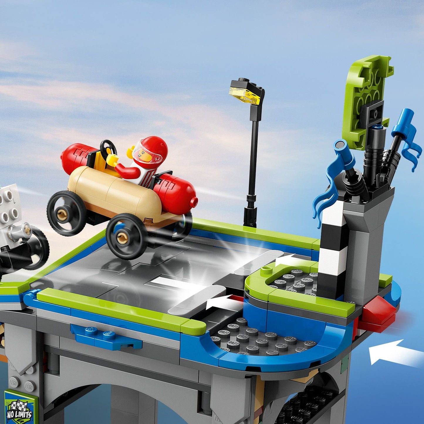 LEGO® City No Limits: Race Car Ramp Track - Đồ Chơi Lắp Ráp Đường Đua Xe - LEGO 60460 - Hình ảnh bổ sung 6