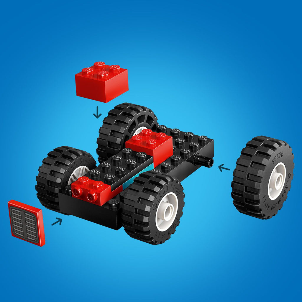 LEGO® City Red Farm Tractor with Trailer & Sheep - Bộ Đồ Chơi Xe Kéo Nông Trại Đỏ Và Cừu (60461) - LEGO City - Hình ảnh bổ sung 6