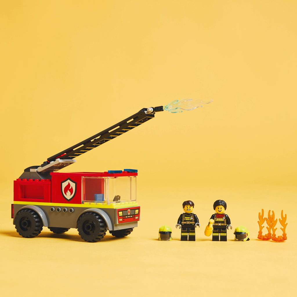 LEGO® City Fire Ladder Truck - Xe Cứu Hỏa Thang Đồ Chơi - LEGO 60463 - Hình ảnh bổ sung 5
