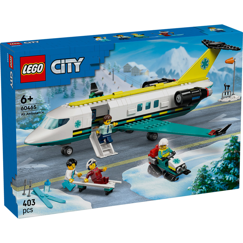 LEGO® City Emergency Air Ambulance Airplane - Đồ Chơi Lắp Ráp Máy Bay Cứu Thương - LEGO 60465 - Hình ảnh sản phẩm