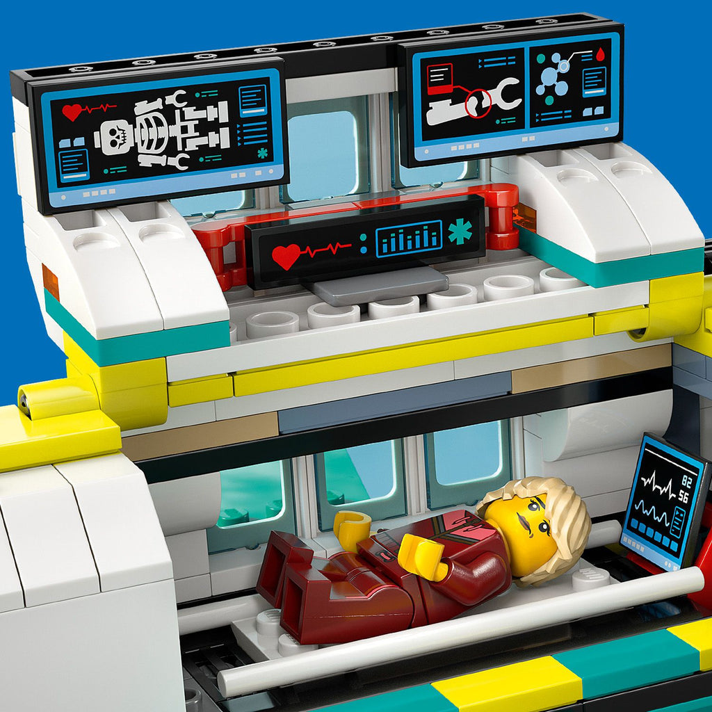 LEGO® City Emergency Air Ambulance Airplane - Đồ Chơi Lắp Ráp Máy Bay Cứu Thương - LEGO 60465 - Hình ảnh bổ sung 7