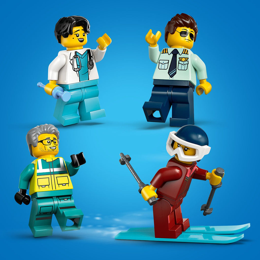 LEGO® City Emergency Air Ambulance Airplane - Đồ Chơi Lắp Ráp Máy Bay Cứu Thương - LEGO 60465 - Hình ảnh bổ sung 8