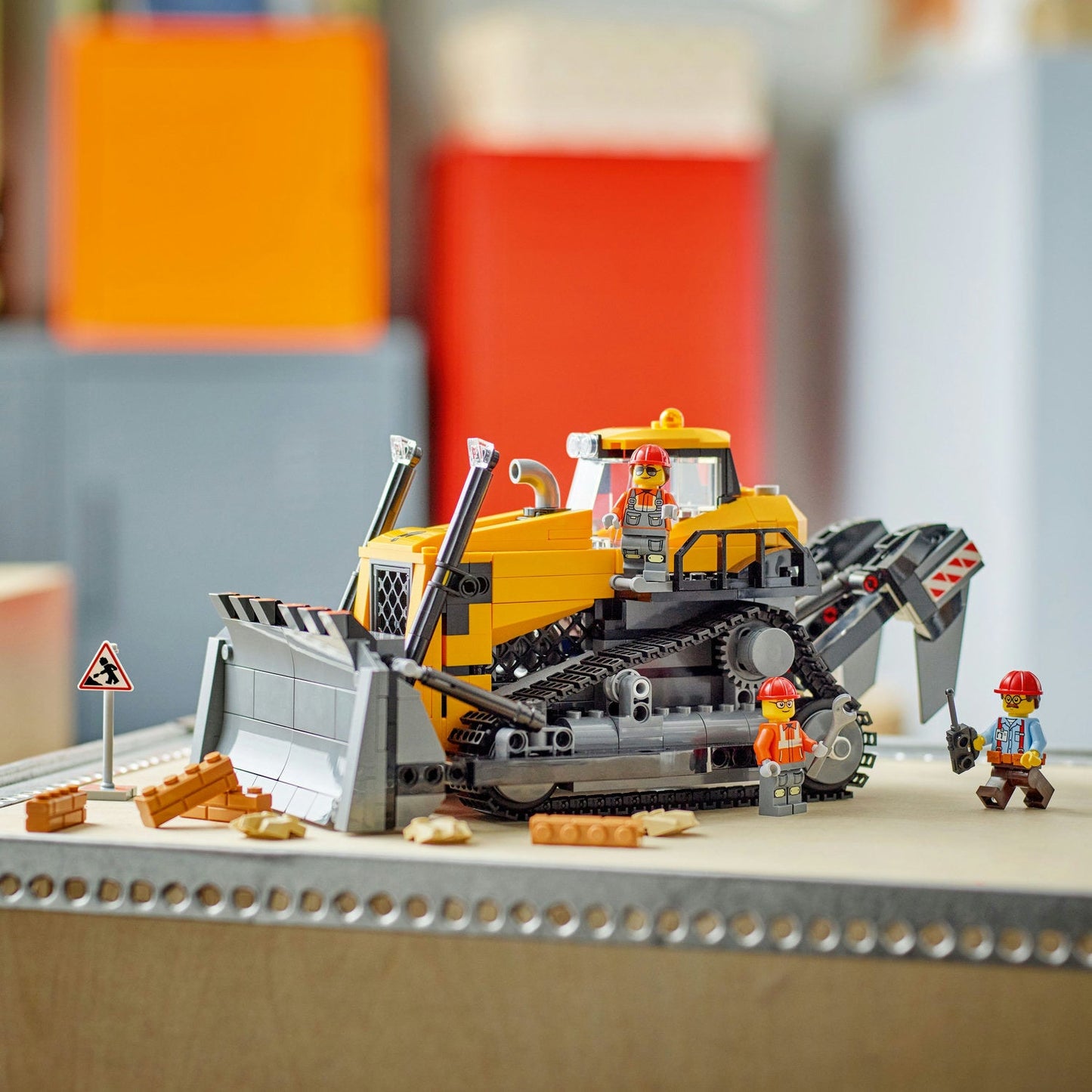 LEGO® City Yellow Bulldozer - Bộ Lắp Ráp Xe Ủi Vàng 60466 - LEGO - Hình ảnh bổ sung 5