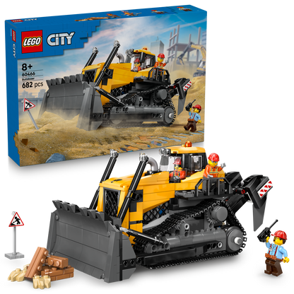 LEGO® City Yellow Bulldozer - Bộ Lắp Ráp Xe Ủi Vàng 60466 - LEGO LEGO - ảnh 3 - Building Set