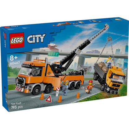 LEGO® City Heavy-Duty Recovery Tow Truck with Crane Xe Kéo Phục Hồi Hạng Nặng 60467 LEGO - Hình ảnh sản phẩm