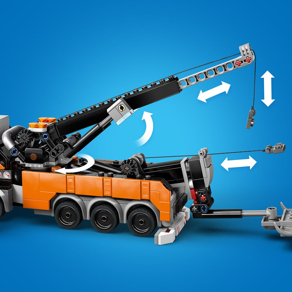 LEGO® City Heavy-Duty Recovery Tow Truck with Crane Xe Kéo Phục Hồi Hạng Nặng 60467 LEGO