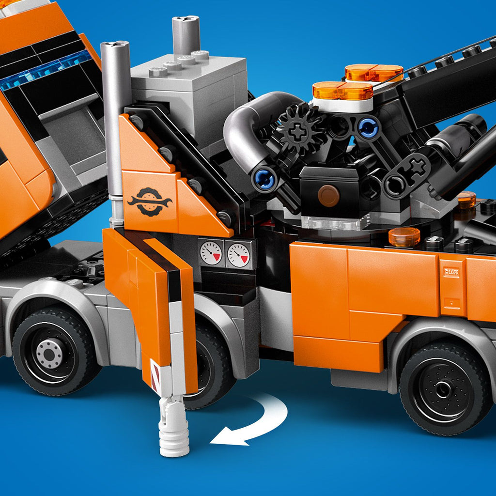 LEGO® City Heavy-Duty Recovery Tow Truck with Crane Xe Kéo Phục Hồi Hạng Nặng 60467 LEGO LEGO - ảnh 2 - LEGO Sets