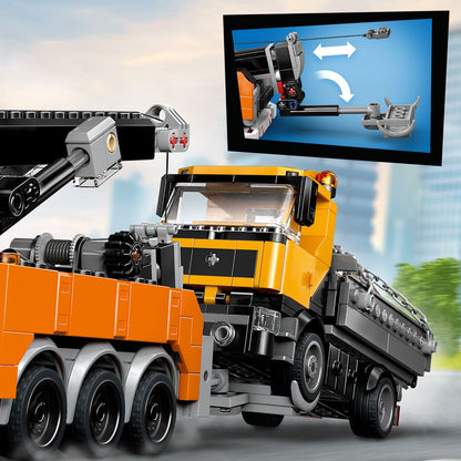 LEGO® City Heavy-Duty Recovery Tow Truck with Crane Xe Kéo Phục Hồi Hạng Nặng 60467 LEGO