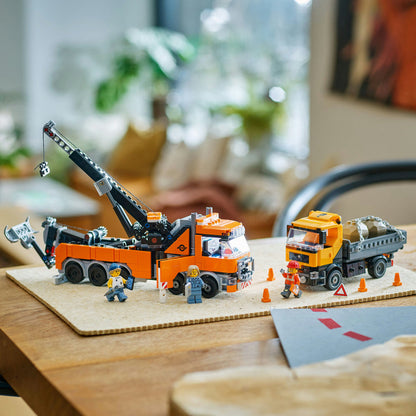 LEGO® City Heavy-Duty Recovery Tow Truck with Crane Xe Kéo Phục Hồi Hạng Nặng 60467 LEGO - Hình ảnh bổ sung 5