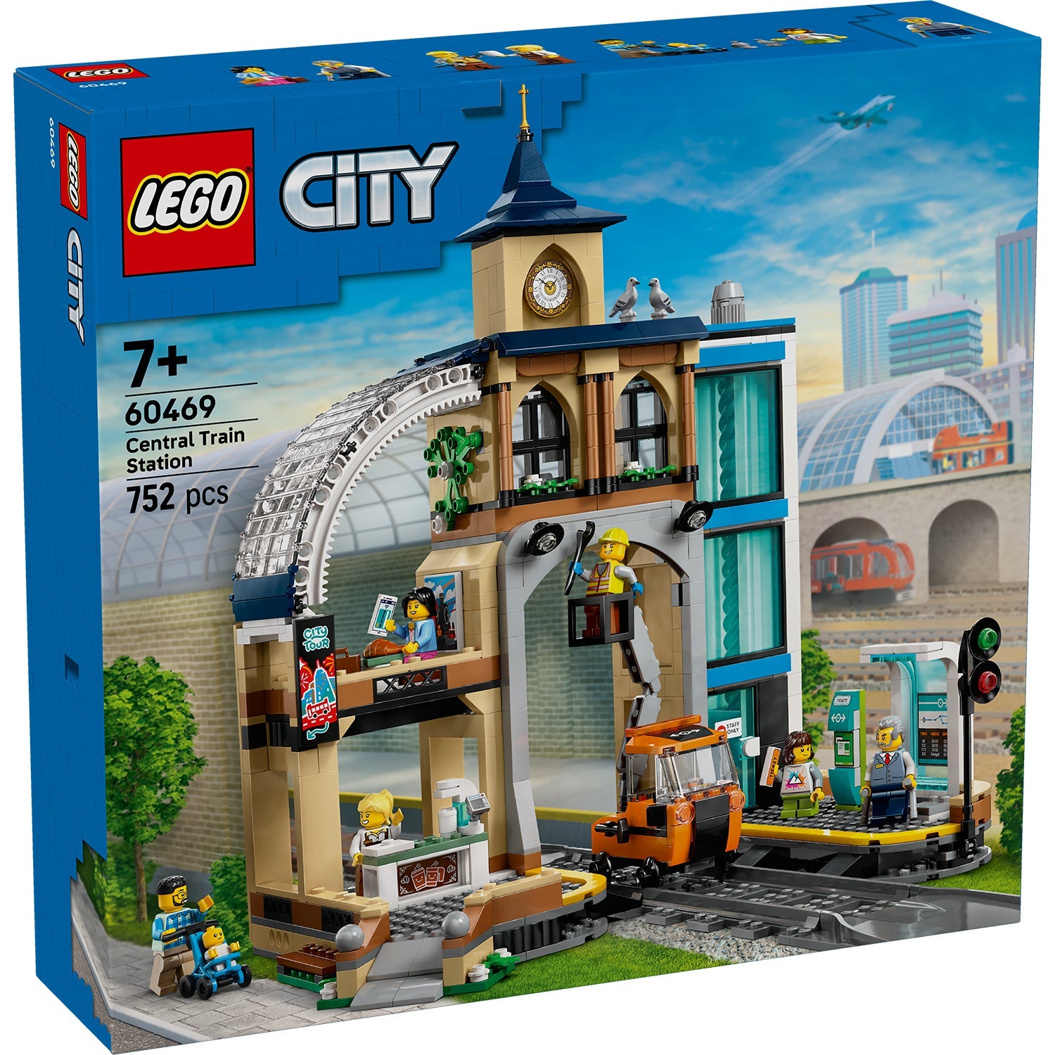 LEGO® City Central Train Station - Đồ Chơi Lắp Ráp Trạm Tàu Trung Tâm (60469) - Hình ảnh sản phẩm