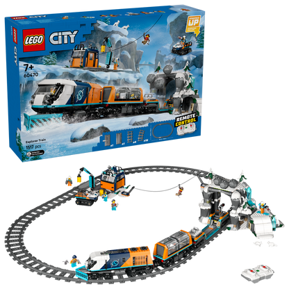 LEGO® City Explorer's Arctic Polar Express Train - Tàu Hỏa Thám Hiểm Bắc Cực Điều Khiển Từ Xa - LEGO 60470 - Hình ảnh bổ sung 6