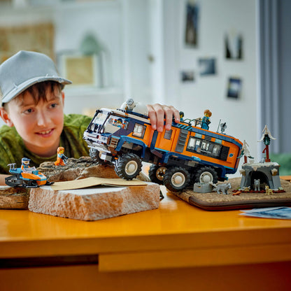 LEGO® City Arctic Explorer Science Lab Truck (60471) Xe Tải Phòng Thí Nghiệm Khám Phá Bắc Cực LEGO City - Góc nhìn khác 3